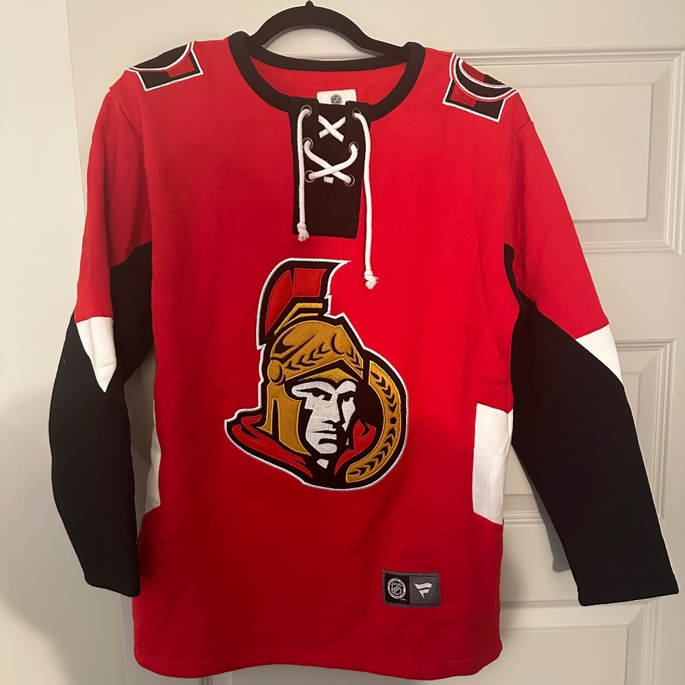 Mens Fanatics Hockey Pullover Ottawa Senators